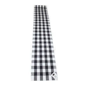 NWT Buffalo Check Dark Blue & White Table Runner